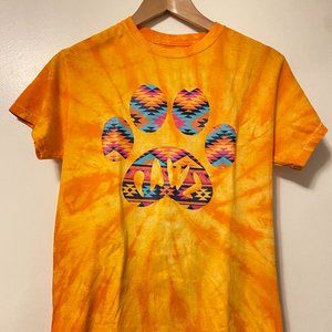 Aztec Sunset Tie Dye Tee